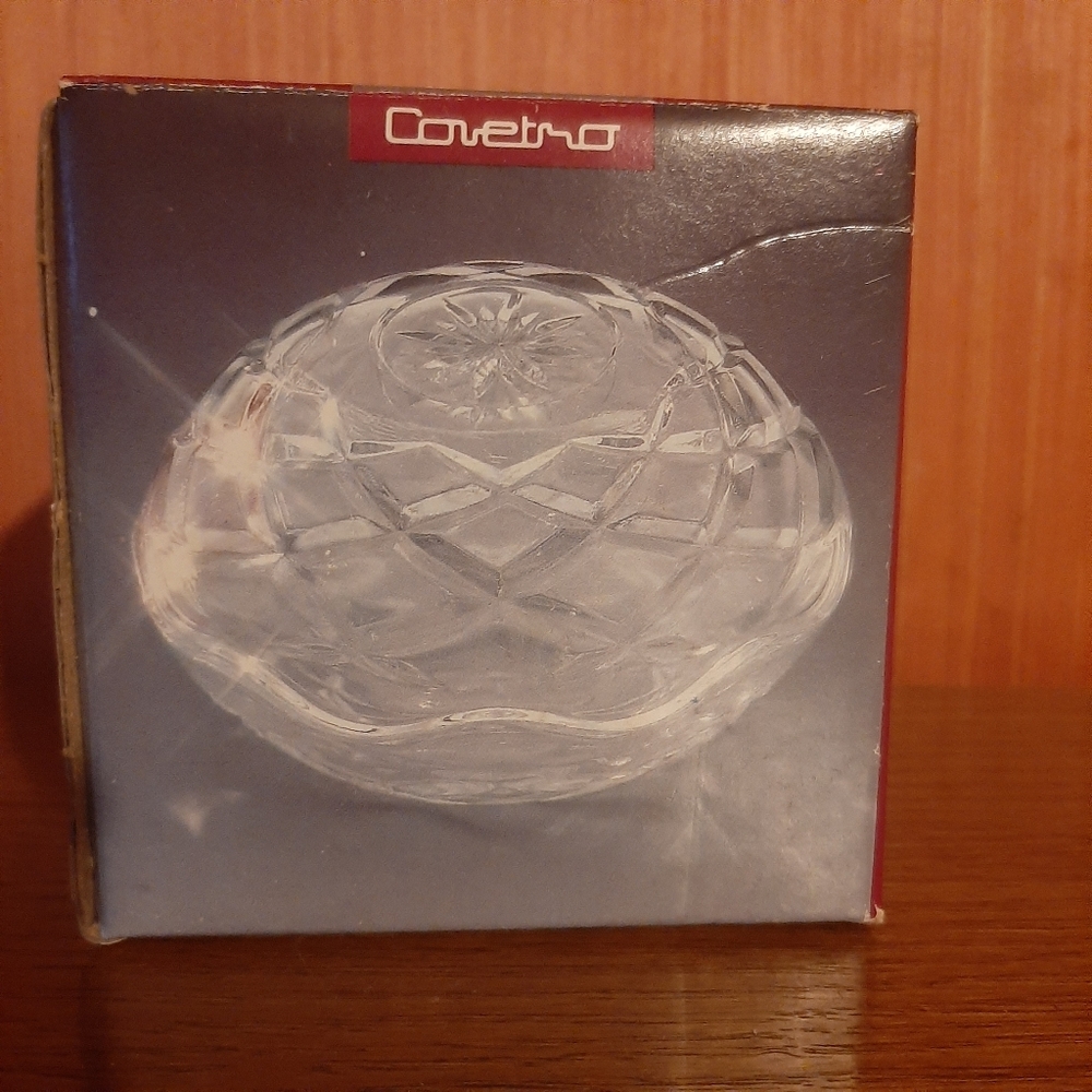 Vintage Co.Vetro Orlata, Crystal Trinket Box